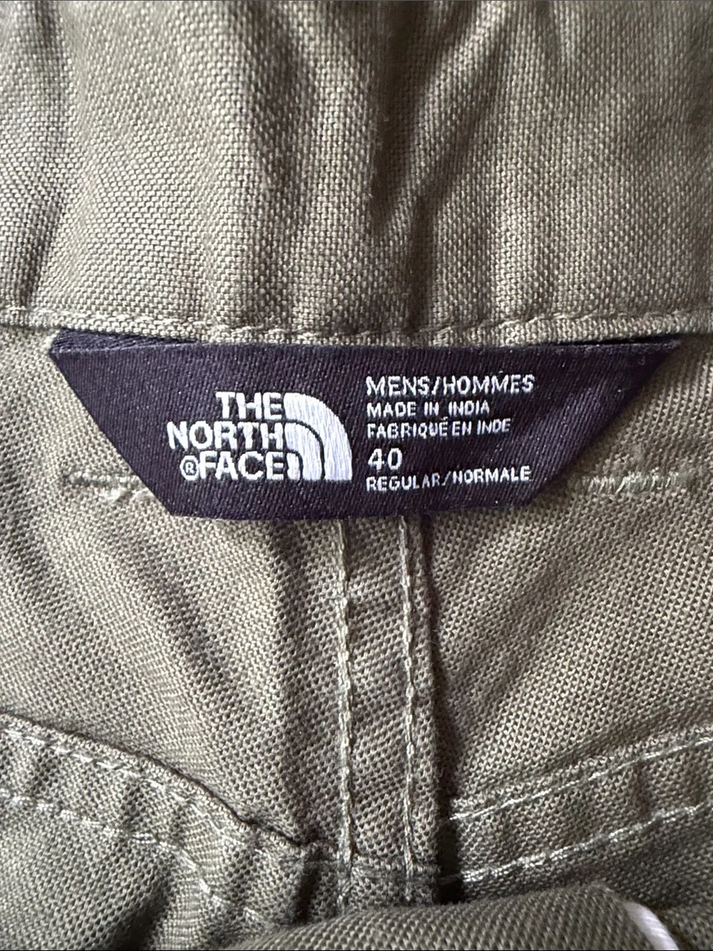 The North Face Men's Olive Cargo Pants - Military Green